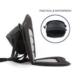 Apurioni Deluxe Kayak Seat Padded Fishing Boat Seat, Adjustable Boat Seat Cushioned High Back Comfortable Backrest Support with Waterproof Storage Bag