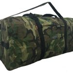 Heavy Duty Cargo Duffel Large Sport Gear Drum Set Equipment Hardware Travel Bag Rooftop Rack Bag (42″ x 20″ x 20″, Camouflage)