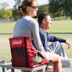 Coleman Portable Stadium Seat Cushion | Lightweight Padded Seat for Sporting Events and Outdoor Concerts | Bleacher Cushion with Backrest