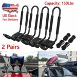 Tengchang 4 Racks Kayak Carrier Canoe Roof Top Mounted Rack with One Year Warranty