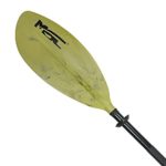 MSC Kayak Paddle,Color Available Black,Yellow,White,Olive,Blue 2-Piece (Olive, 86 inches)