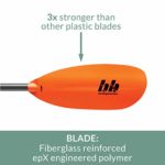 BENDING BRANCHES Slice Hybrid Lightweight Touring Kayak Paddle for Longer Touring Excursions, 240cm