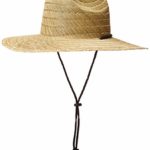 Quiksilver Men’s Pierside Straw Hat, Natural/Black, S/M