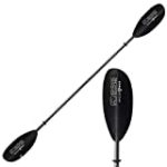 BENDING BRANCHES Angler Ace 2-Piece Snap-Button Fishing Kayak Paddle, Black, 260cm