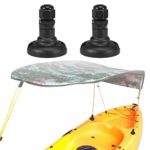 Dounan 1 Pair Kayak Canopy Mount Base Hardware Kit for Boat Canoe Awning Sun Shade