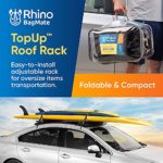 BagMate Universal Roof Rack for Car with 2 Tie Down Straps, 4 Car Beam Hooks, and Carrying Case – Adjustable and Removable Canoe/Kayak/Surfboard/SUP/Paddle Board Rack by SCOMBI
