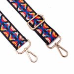 Wide Shoulder Strap Adjustable Replacement Belt Guitar Style Crossbody Bag Handbag Strap Multicolor Canvas Straps?Wide:1.4in?Long:49.2in? (Mosaic)