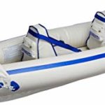 Sea Eagle 330 Pro 2 Person Inflatable Sport Kayak Canoe Boat with Pump and Oars