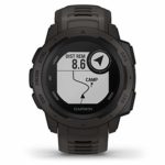 Garmin 010-02064-00 Instinct, Rugged Outdoor Watch with GPS, Features Glonass and Galileo, Heart Rate Monitoring and 3-Axis Compass, Graphite