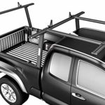 AA-Racks Model APX25-E Aluminum Pickup Truck Ladder Rack w/Cantilever Extension – Sandy Black (2 Packages)
