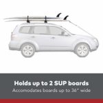 YAKIMA – SUPDawg Rooftop Mounted Stand Up Paddleboard Rack for Vehicles, Carries Up To 2 Boards