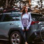 HYPERAX Iridium L Steel Cargo Roof Rack Kayak Carrier- 61.5 x 43.5 x 6.5” 200lb Max Load Cargo Net, Wind Fairing, and Lock for Roof Bar Included – Heavy Duty Rooftop Cargo Basket (Large)