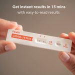 iHealth COVID-19 Antigen Rapid Test, 2 Tests per Pack,FDA EUA Authorized OTC at-Home Self Test, Results in 15 Minutes with Non-invasive Nasal Swab, Easy to Use & No Discomfort