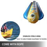 Toogou Towable Tube Inflatable Banana Boat Raft Float Water Game with Electric inflator (6 Seats)