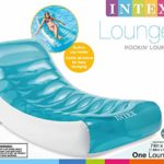 Intex Inflatable Rockin’ Lounge Pool Floating Raft Chair with Cupholder (2 Pack)