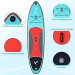 Freein Stand Up Paddle Board Kayak SUP Inflatable Stand up Paddle Board SUP 10’/10’6”x31 x6, 2 Blades Paddle, Dual Action Pump, Triple Fins, Leash, Backpack