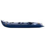 BRIS 14.1ft Inflatable Boat Inflatable Kayak 3 Person Kayak Canoe Fishing Inflatable poonton Boat