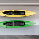 WALMANN Lightweight Kayak Storage Rack, Wall Mount Kayak Hooks for Garage Utility Storage Hangers for Canoe, Surfboard, Skiis, Snowboard, Paddle Board, Ladders