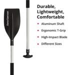 SeaSense unisex adult 5-Foot SeaSense 5 Aluminum Paddle, Black, – Feet US