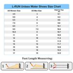 L-RUN Water Shoes Women Quick-Dry Kayak Shoes Blue M US (7.5 Women/6 Men)=EU38