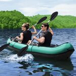 Bestway Hydro-Force 2-Person Ventura Elite Inflatable Kayak Set | Includes Kayak, 2 Aluminum Paddles, Hand Pump, 2 Fins and Carry Bag