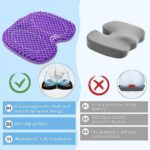 Anti Slip Kayak Gel Seat Cushion , Waterproof Large & Thick Kayak Seat Pad for Sit In Kayak Chair, Boat Canoe Rowing Stadium Pad Kayak Accessories For Fishing Kayak, Soft Support & Breathable (zise)