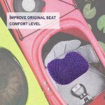 BridgeShine Anti Slip Kayak Seat Cushion,Waterproof Gel Boat Canoe Rowing Stadium Pad for Sit in Kayak Chair,Lifetime Kayak Accessories Equipment Gear for Fishing Ocean Pedal?Purple?