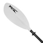 MSC Kayak Paddle,Color Available Black,Yellow,White,Olive,Blue 2-Piece (White, 86 inches)