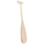 BESPORTBLE Wooden Paddle Unfinished Oar for Kids Craft 19.5 Inch Unfinished Wood Paddle with Oar Shape for Canoes Oar