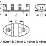 Zig Zag Canoe Kayak Cleat by H2o Kayaks