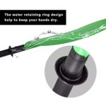 GEAVESS Kayak Paddle 231cm/91.3in, Aluminum Shaft with Reinforced Fiberglass Blade, Adjustable Rowing Paddle for Light Kayaks?Green?