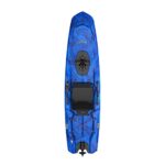 Pelican – Getaway 110 HDII Recreational Kayak- Sit-on-Top – Lightweight and Stable one Person Kayak Vapor Deep Blue-White- 11 ft