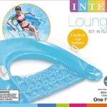 INTEX Sit n Float Classic Inflatable Raft Swimming Pool Lounge (True Blue Lounge)
