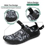 SAGUARO Water Shoes for Men Women Swim Beach Shoes Quick-Dry Zero Drop Barefoot Aqua Shoes for River Wet Pool Surf Kayak Camouflage US 11.5 Men/13.5 Women