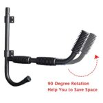 Onefeng Sports 80LBS Kayak Wall Hanger Wall Mount Kayak Storage Rack Swivel Rack Design Help You to Save The Garage Space – Extends 17” from Wall Suitable for Any Sized Kayaks,Canoes Boat