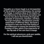 Thoughts on a Green Kayak: From Groundlessness to Flow