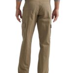 Wrangler Authentics Men’s Twill Relaxed Fit Cargo Pant (Logan), Military Khaki Ripstop, 34W x 34L