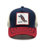 Waldeal Kayak Trucker Hat for Men Women, Adjustable Breathable Snapback Mesh Baseball Cap Blue
