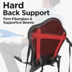 BenLoc Extra Thick Kayak Seat with Back Support, Hard Support Kayak Replacement Seat Paddle Board Seat for Sit-On-Top Kayaks, Canoe, SUP