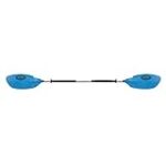 Camco Crooked Creek Kayak Paddle | 3 Position Push-Button Feather Settings & Lightweight Anodized Aluminum Shaft w/ Reinforced Asymmetrical Blades | 2 Pc Design for Boat/RV Storage | 7-Ft (50483)