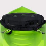WOOWAVE Kayak Backrest EVA Surfing Backband Back Band Comfortable Back Support Adjustable Padded Seat Canoe Boat Lumbar Back Rest with EZ Clips for Kayaking