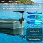 Universal Transom Trolling Motor Mount for Kayaks/Kayak Motor Mount, Universal Fit for Any Boat with A Flat Stern, For Electric Trolling Motors Only, Not for Outboard Engines of Any Size