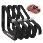 FitiRoker Kayak Storage Rack – 100LB Heavy Duty Kayak Wall Mount with Foam Padding & Straps | Kayak Rack for Garage, Wall Mounted Storage Hooks for Canoes, Paddle Boards, Ladders, Bikes (Square Tube)