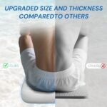 Inflatable Kayak Seat with Padded Backrest | 4 Adjustable Straps | Sit-On-Top Cushion for Kayaking, Canoeing & Fishing | Quick Inflation Design