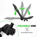 Soarify Folding Kayak Roof Rack Premium J-Bar for Canoe Carrier SUP Paddle Surfboard Mount on Car SUV and Truck Crossbar (2 Pairs)