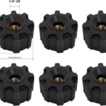 EDSRDPLT 1002 Kayak Knob Nuts Hardware, Kayak Rail Track Screws Track Nuts, Stainless Steel Kayak Screws, Outdoor Parts Tool Rails Bolts for Canoe Boat.