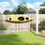 niffgaff Heavy Duty Garage Storage Hooks – 120 LB Capacity Wall Mounted Rack for Kayaks, Ladders, and Bikes