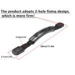 HDCBMCDDM-US 2 Hole Kayak Carry Handles 2 Pack Replacement Nylon Rubber Carry Handles with Hardware for Ocean Lifetime Pelican Emotion Perception Kayak Canoe or Suitcase Luggage