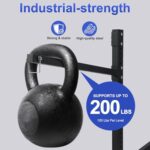 GULIMENG 3-Tier Heavy Duty Kayak Storage Rack, Freestanding Weather-Resistant Holder for Indoor Outdoor Use, Adjustable Storage Rack for Kayak, Canoe, Surfboard & Paddleboard