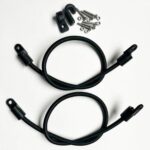 Pmsanzay 2 Pack Kayak Bungee Paddle Holder Kayak Paddle Clip Kayak Paddle Keepers Kit for Kayak & Canoe,Fishing Boat – Kayak Rigging Accessory -with Screws